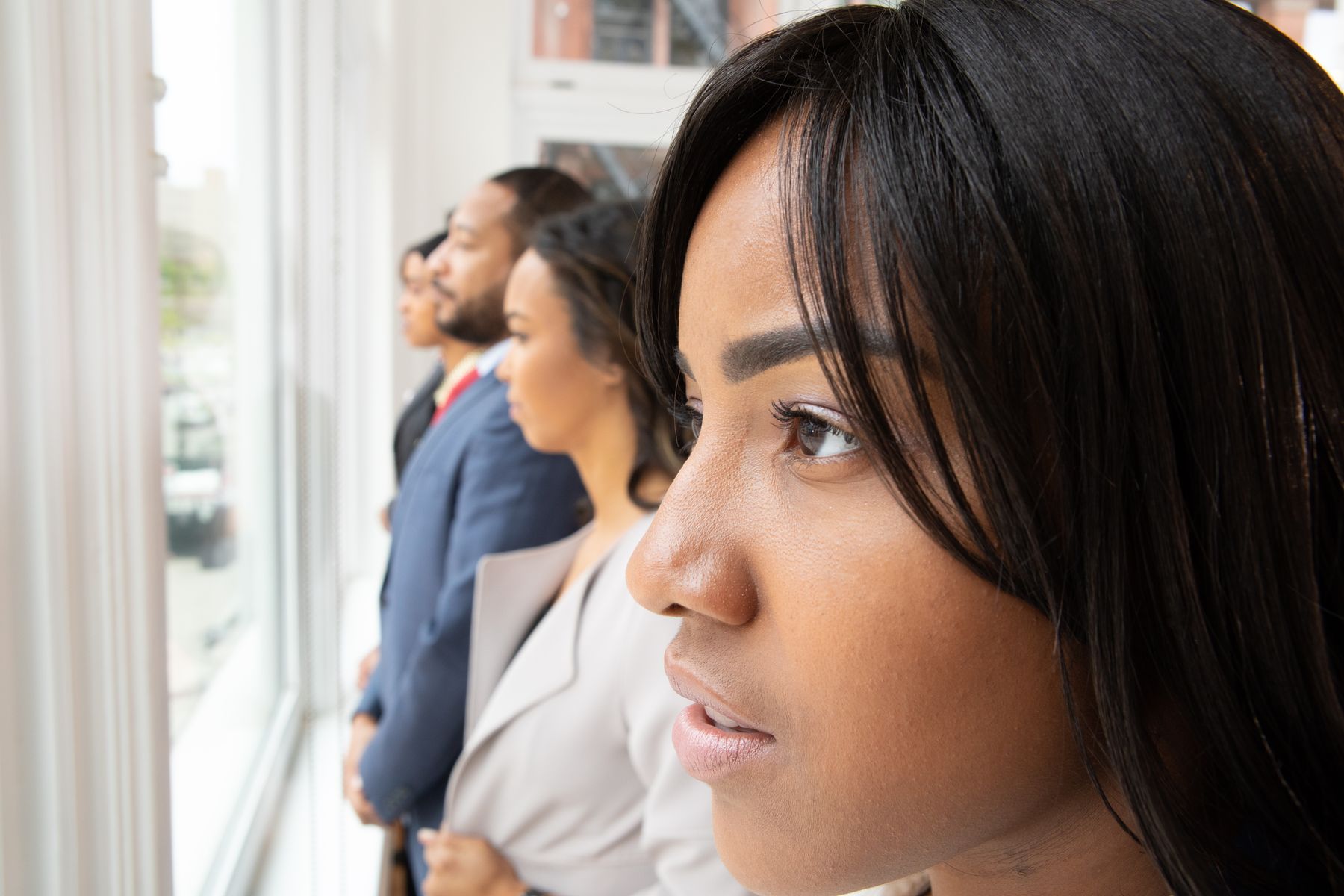 Black business professional in a modern workplace